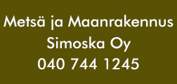 Metsä ja Maanrakennus Simoska Oy logo